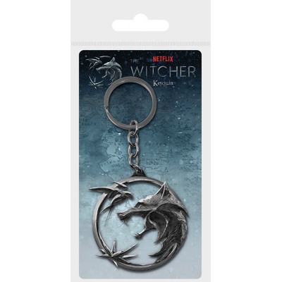 Ключодържател Pyramid The Witcher (Wolf, Swallow, and Star) 3D